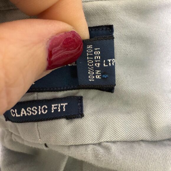 Ralph Lauren Classic Men's Long Sleeve Button Down Sz L Blue Gray Color 2/$50 - Picture 9 of 10